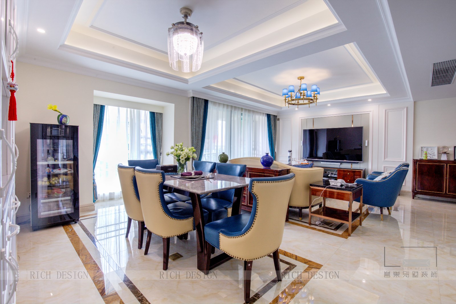 現代餐廳裝飾效果圖