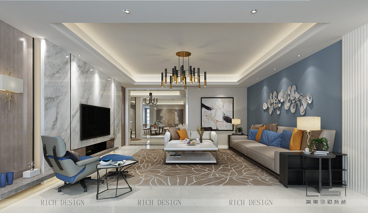 現(xiàn)代簡(jiǎn)約客廳設(shè)計(jì)效果圖