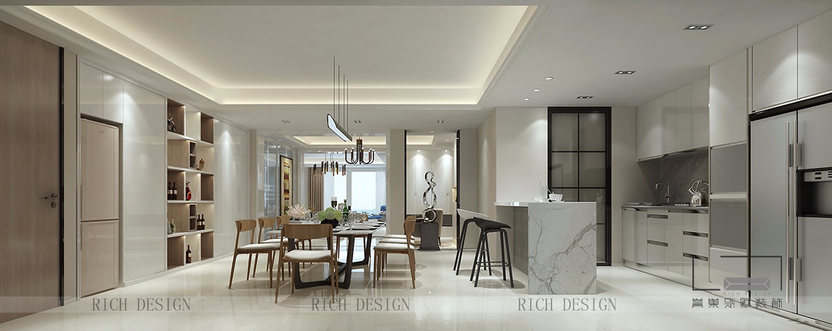 現(xiàn)代簡(jiǎn)約餐廳設(shè)計(jì)效果圖