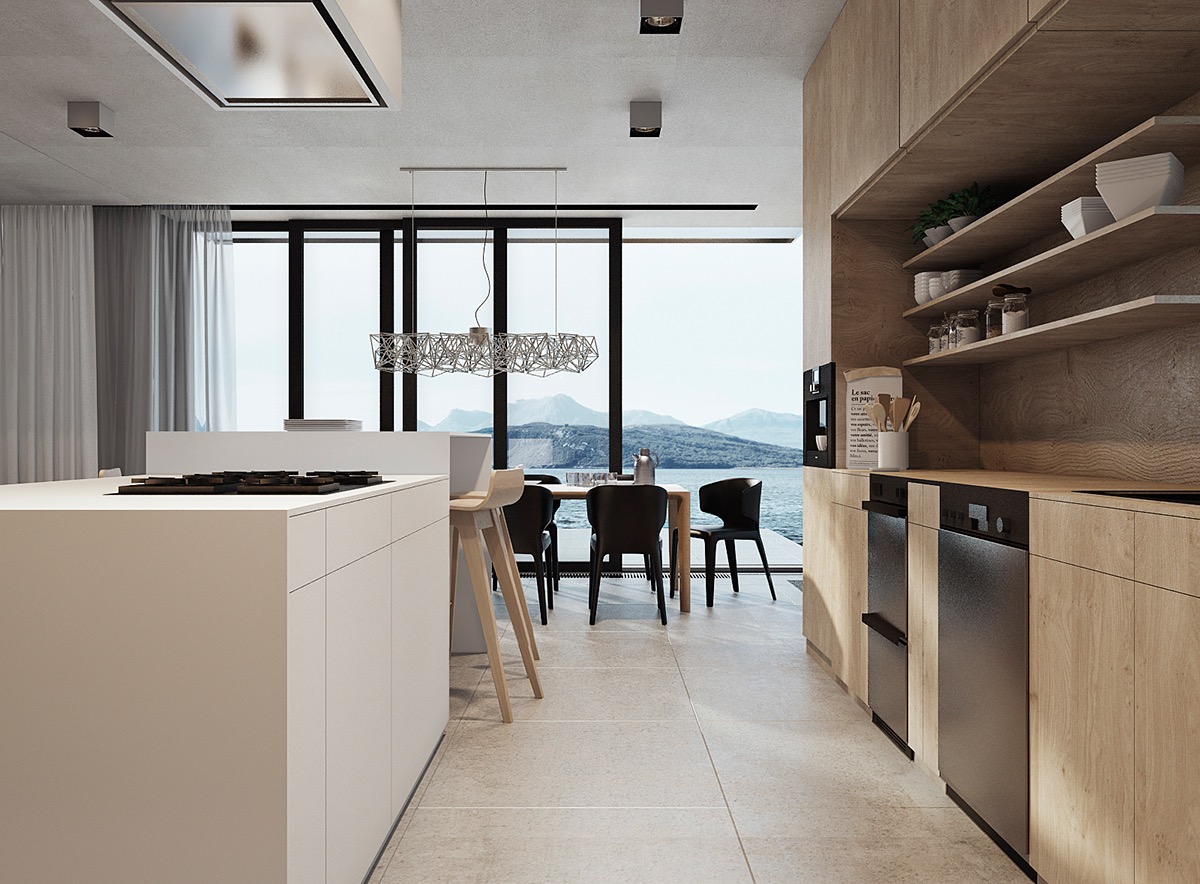 現(xiàn)代廚房裝飾效果圖