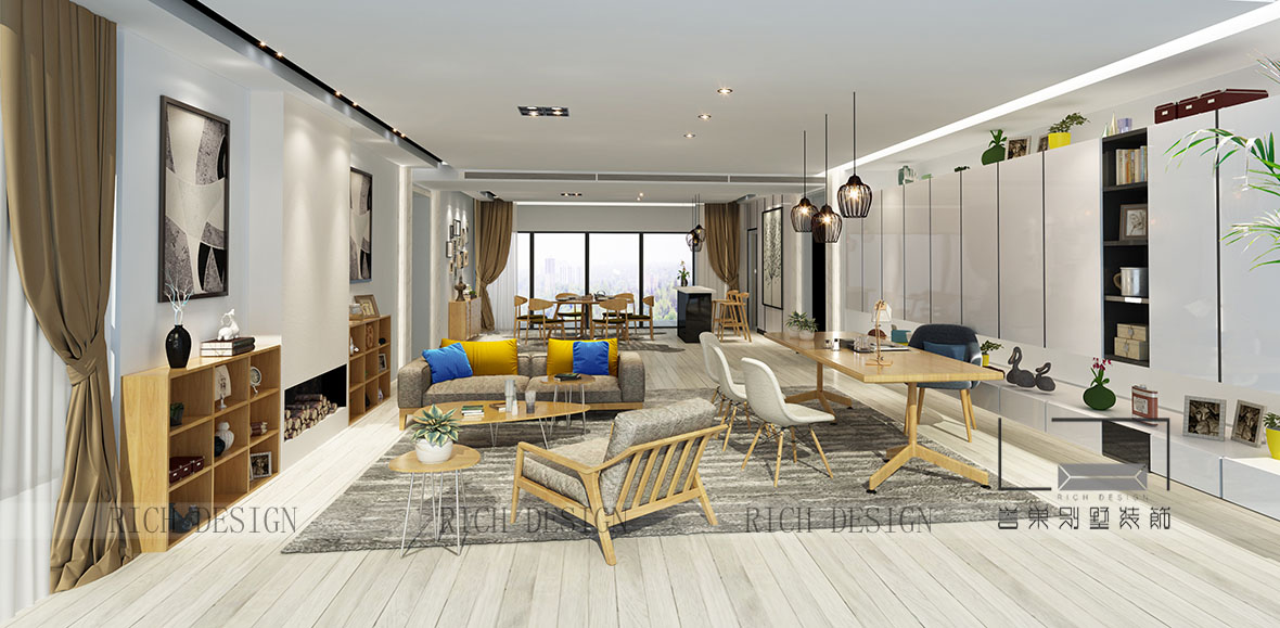 現(xiàn)代精簡(jiǎn)客廳裝修效果圖