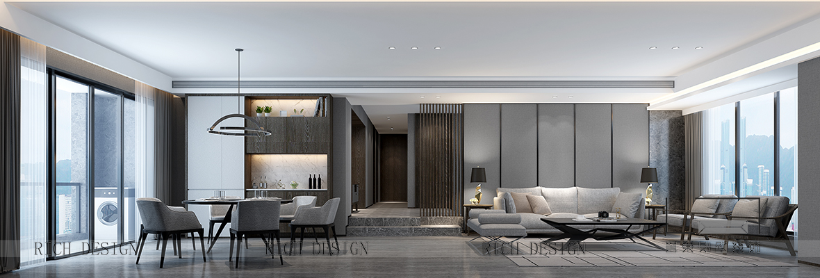 熙龍灣餐廳裝修效果圖