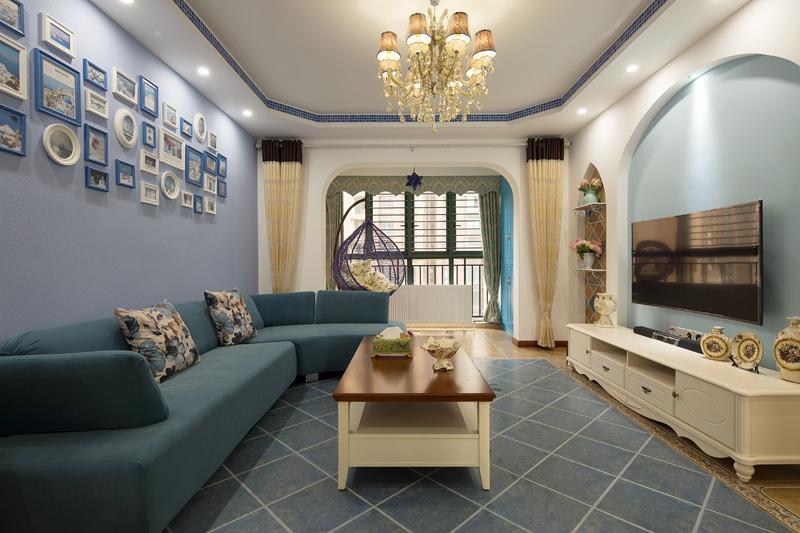 地中海客廳裝修效果圖