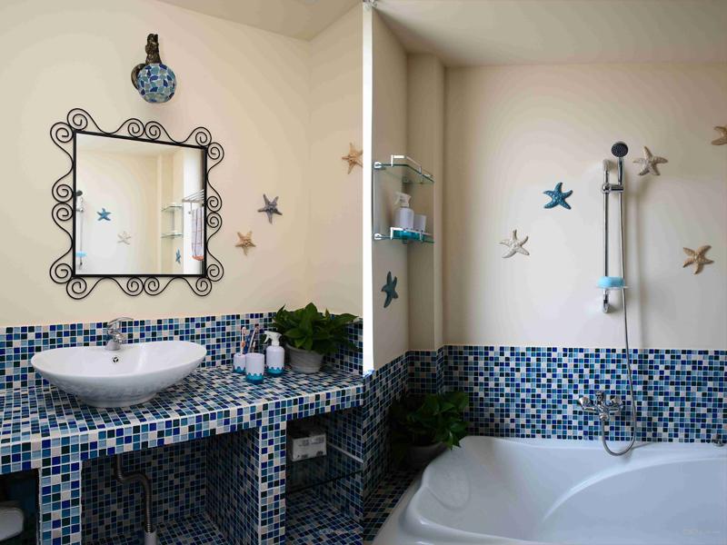 地中海衛(wèi)浴裝修效果圖