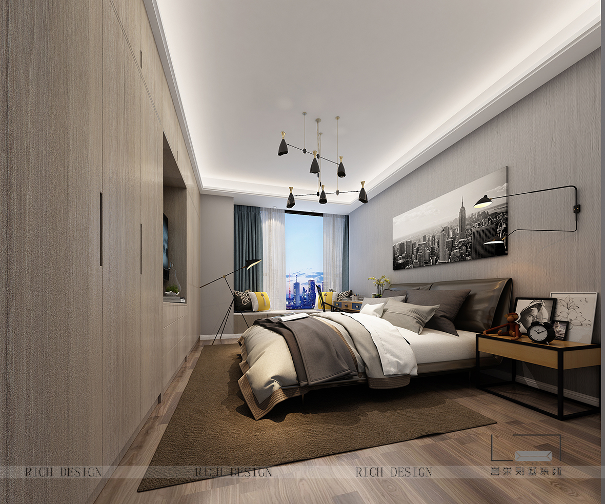 現(xiàn)代臥室裝飾效果圖