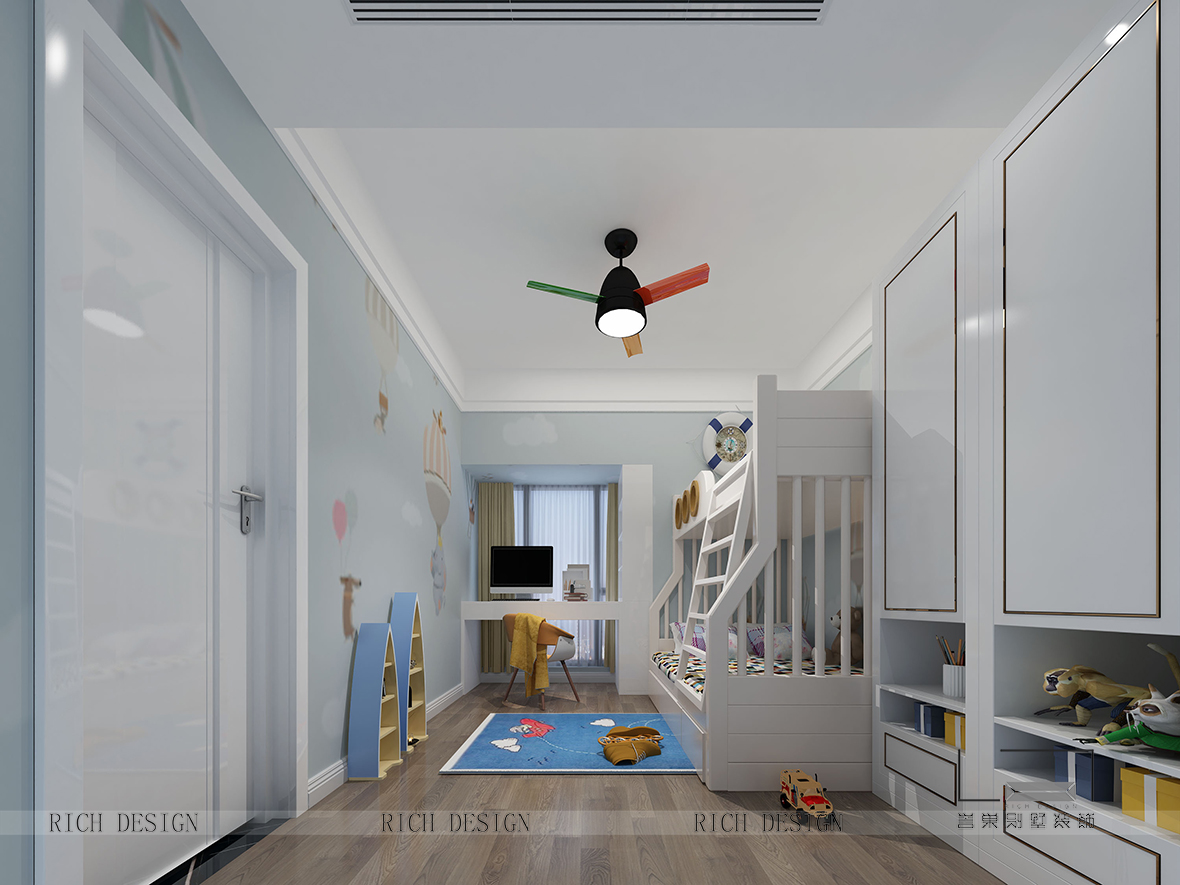 現(xiàn)代兒童房裝飾效果圖