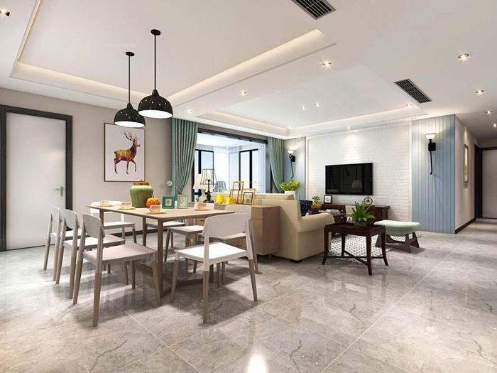 北歐客餐廳裝修效果圖