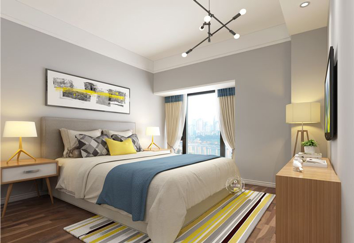 北歐主臥裝修效果圖