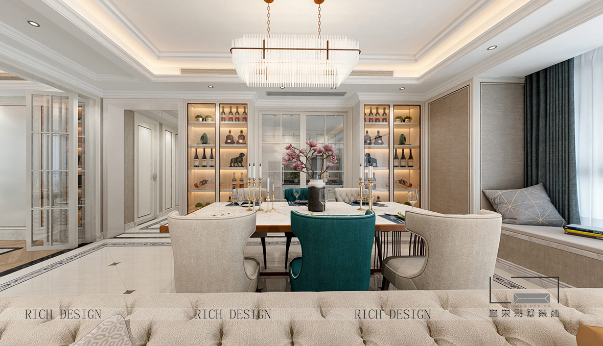 簡歐客廳裝修效果圖