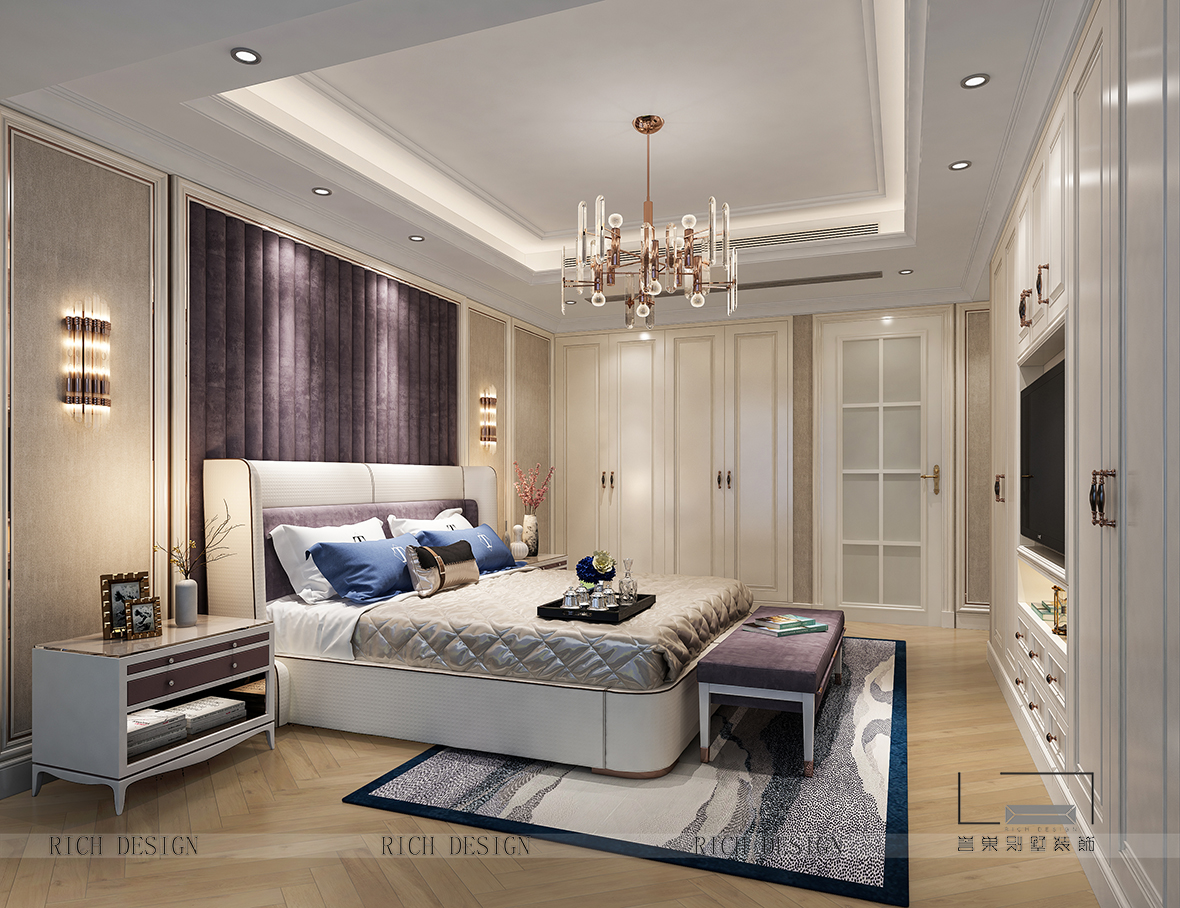 簡歐主臥裝修效果圖