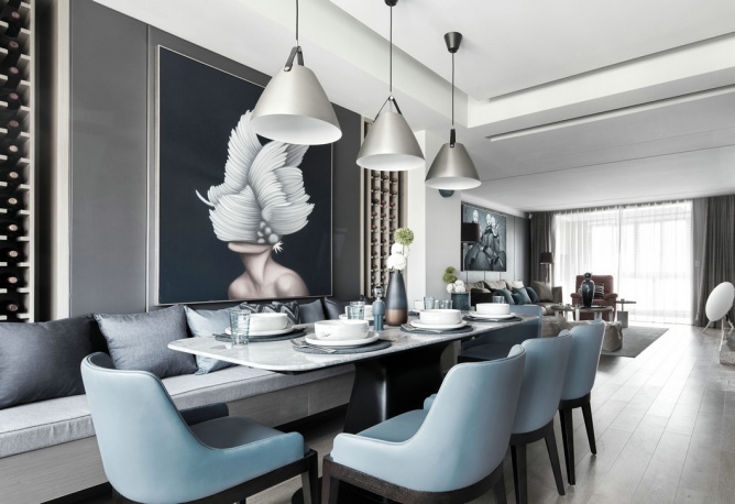 現(xiàn)代裝飾風(fēng)格，極致時尚的設(shè)計感十足