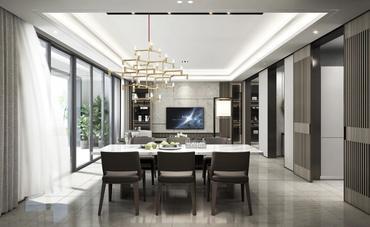 現(xiàn)代客餐廳裝飾效果圖