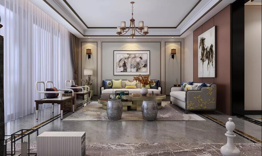 中式客廳裝修設(shè)計效果圖