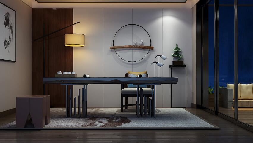 中式餐廳裝修設(shè)計效果圖