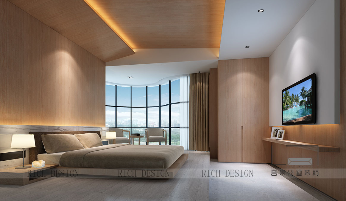 現(xiàn)代主臥裝修效果圖