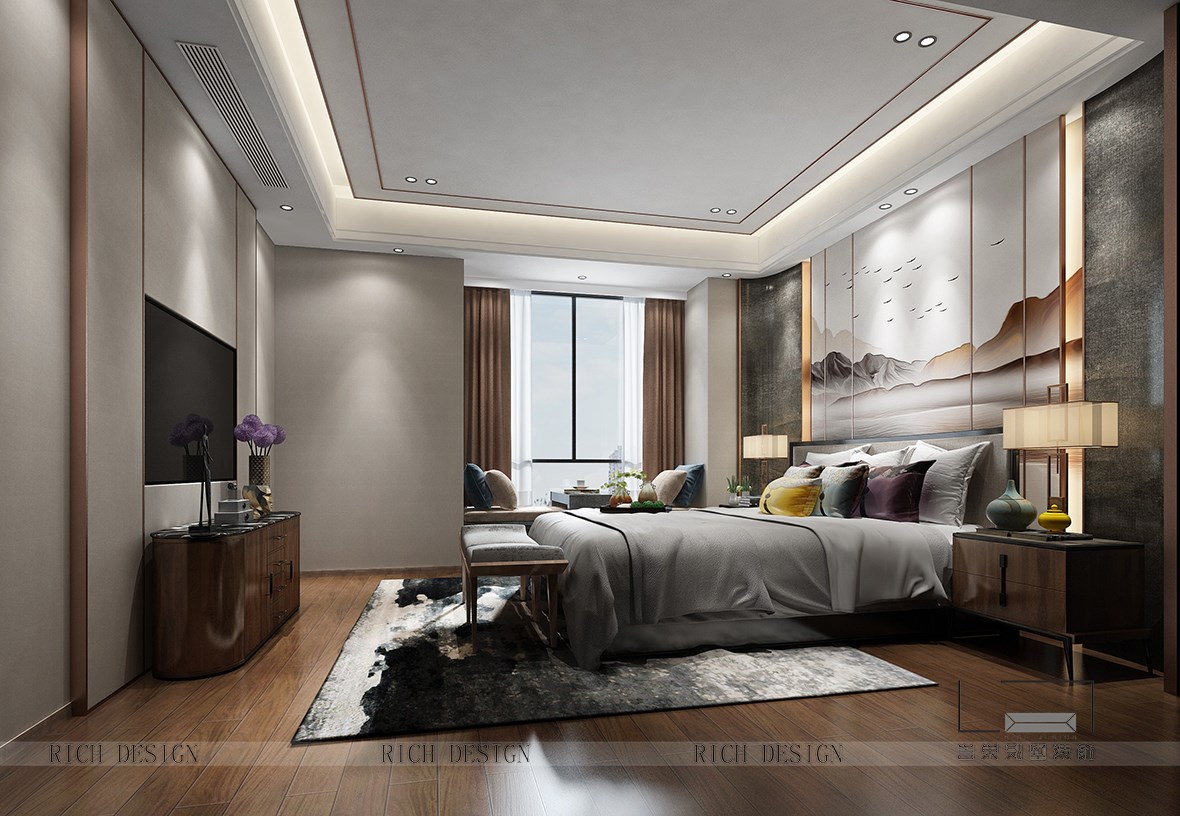 壹方中心主臥設(shè)計(jì)效果圖