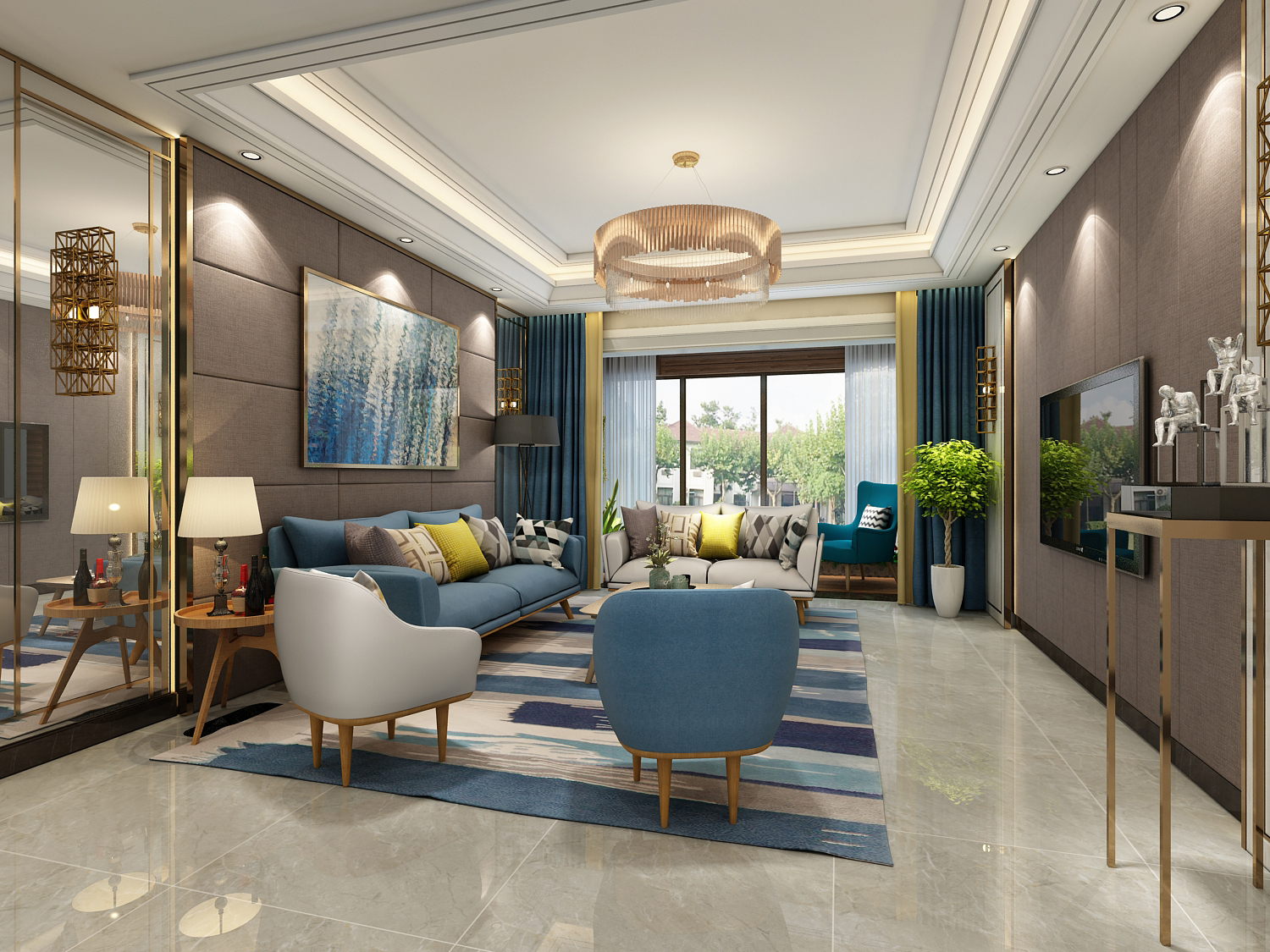 現(xiàn)代客廳裝修效果圖