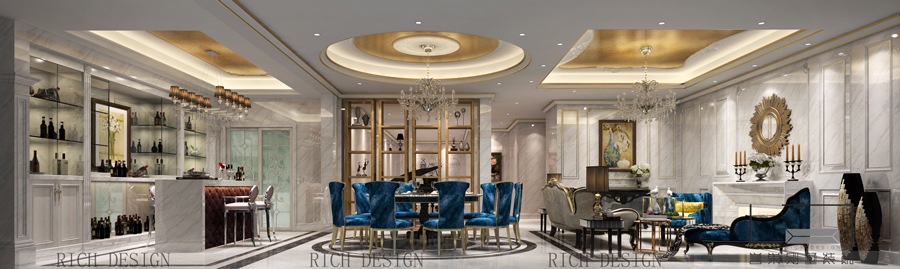 別墅餐廳裝修效果圖