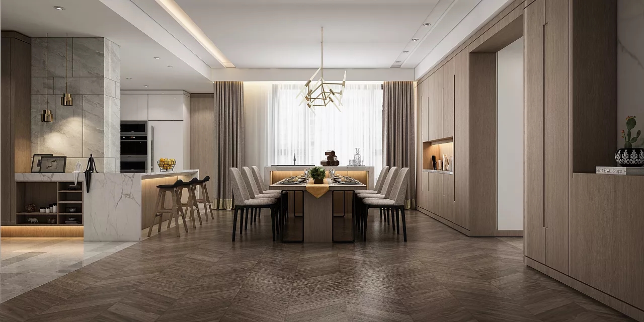 現(xiàn)代餐廳裝修設(shè)計(jì)效果圖