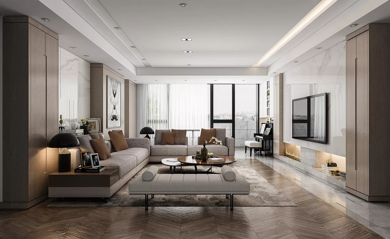 現(xiàn)代客廳裝修設(shè)計(jì)效果圖