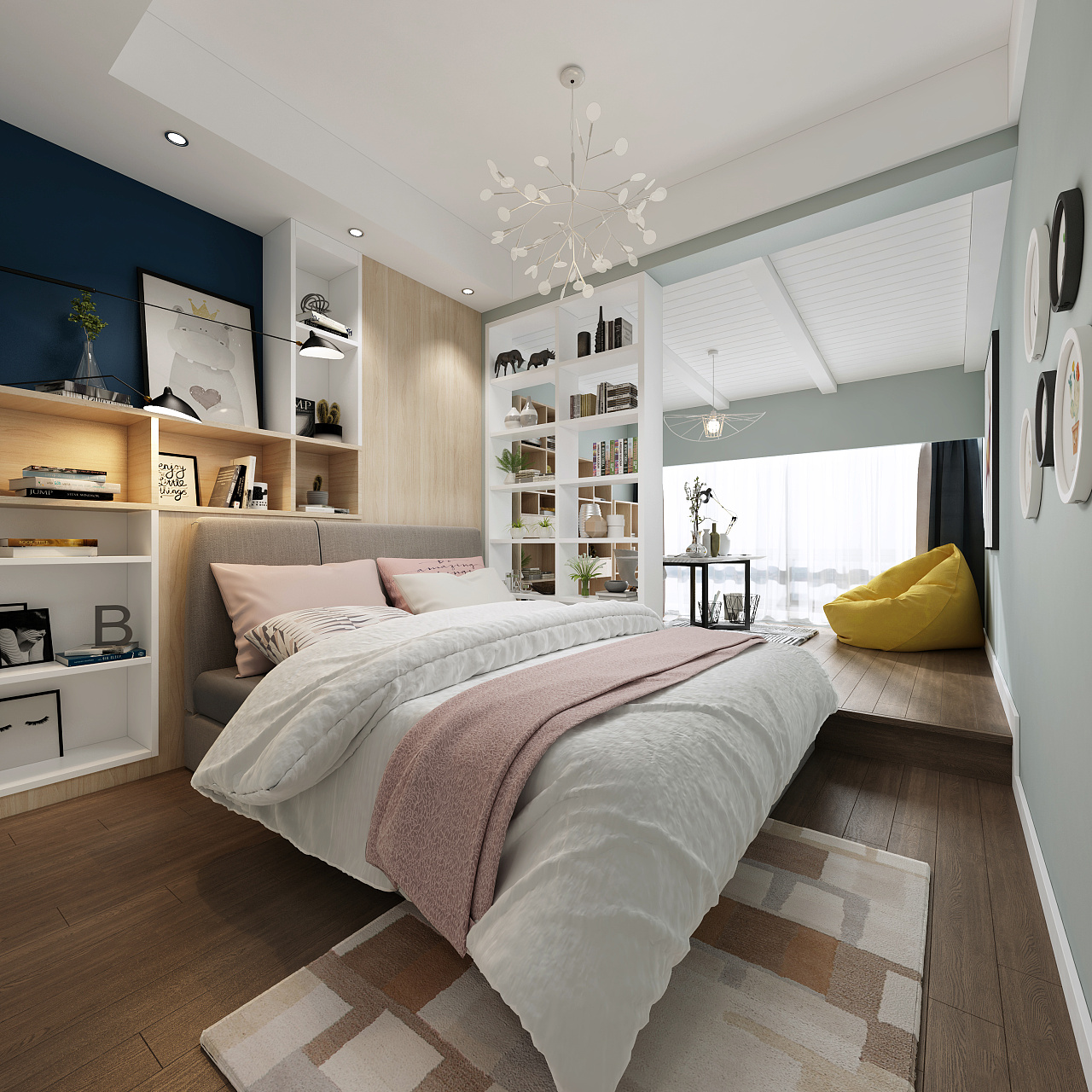 現(xiàn)代臥室裝修效果圖