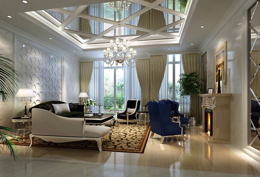 別墅客廳裝修效果圖