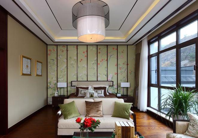 新中式臥室裝修效果圖