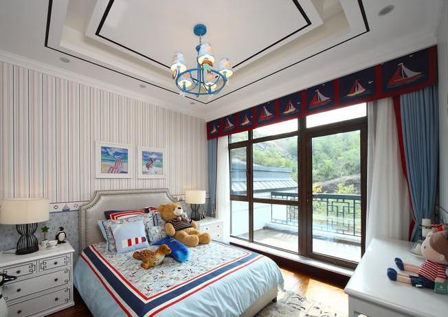 新中式兒童房裝修效果圖