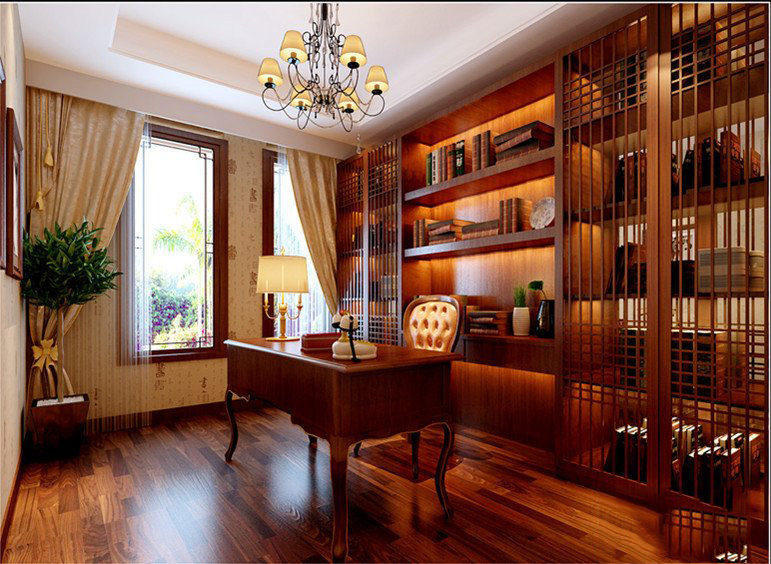 書桌裝修效果圖