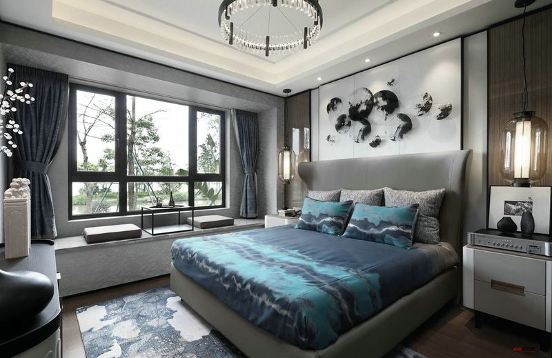 中式臥室裝修效果圖