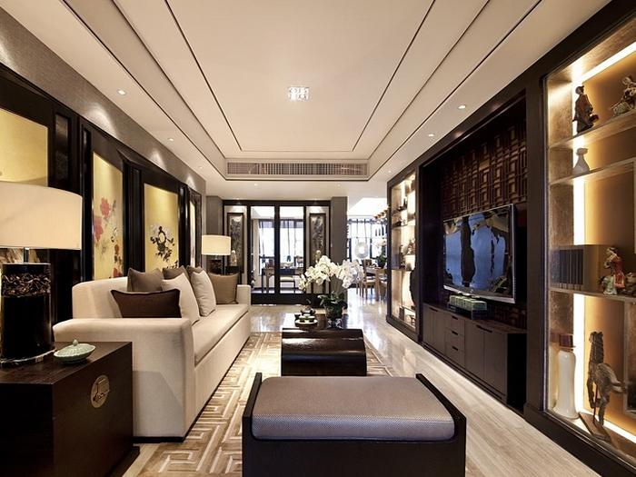 中式別墅客廳裝修