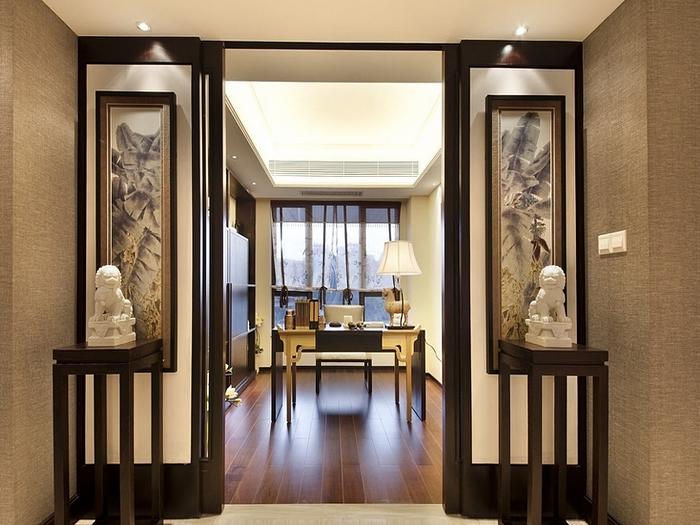 中式別墅書房裝修