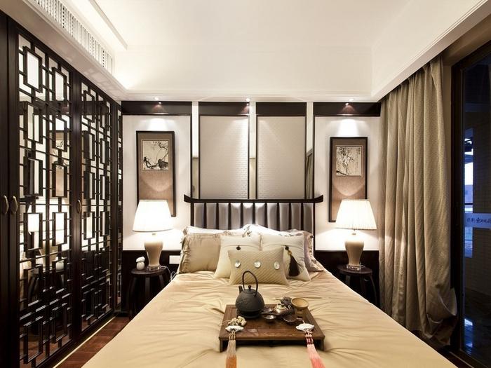 中式別墅臥室裝修