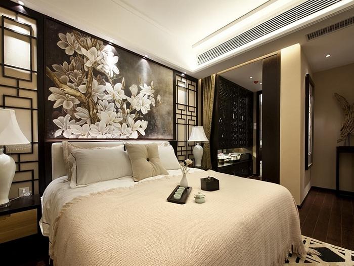 中式別墅臥室角度裝修