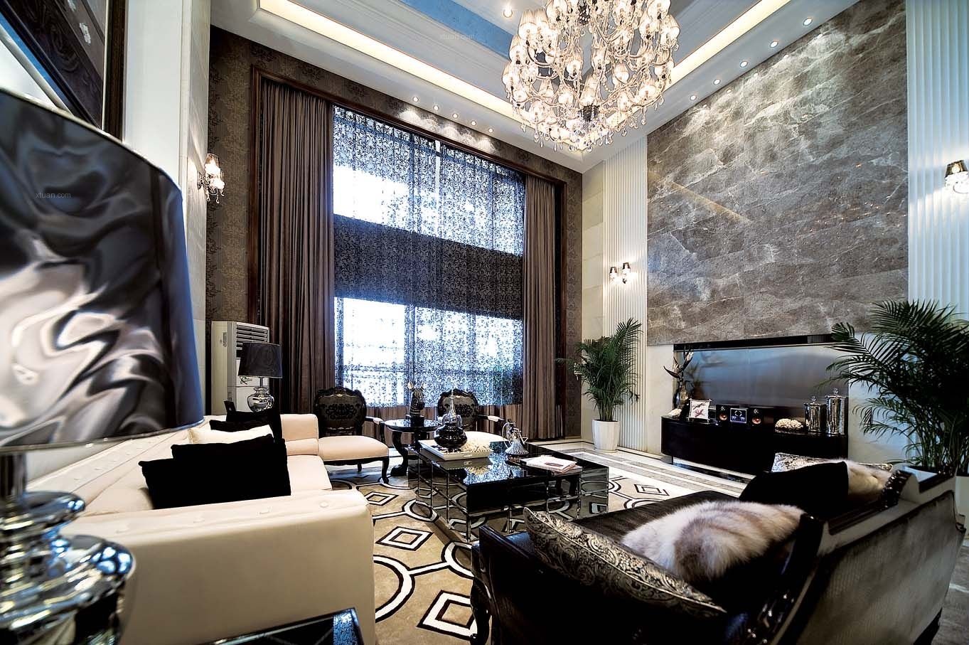 別墅客廳地磚裝修