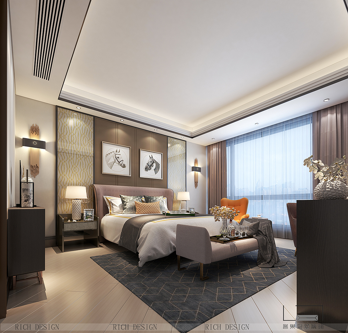 現(xiàn)代臥室裝修設(shè)計效果圖