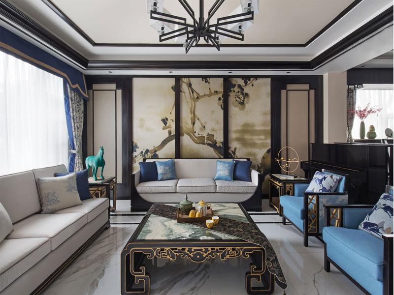 中式客廳裝飾設(shè)計(jì)效果圖