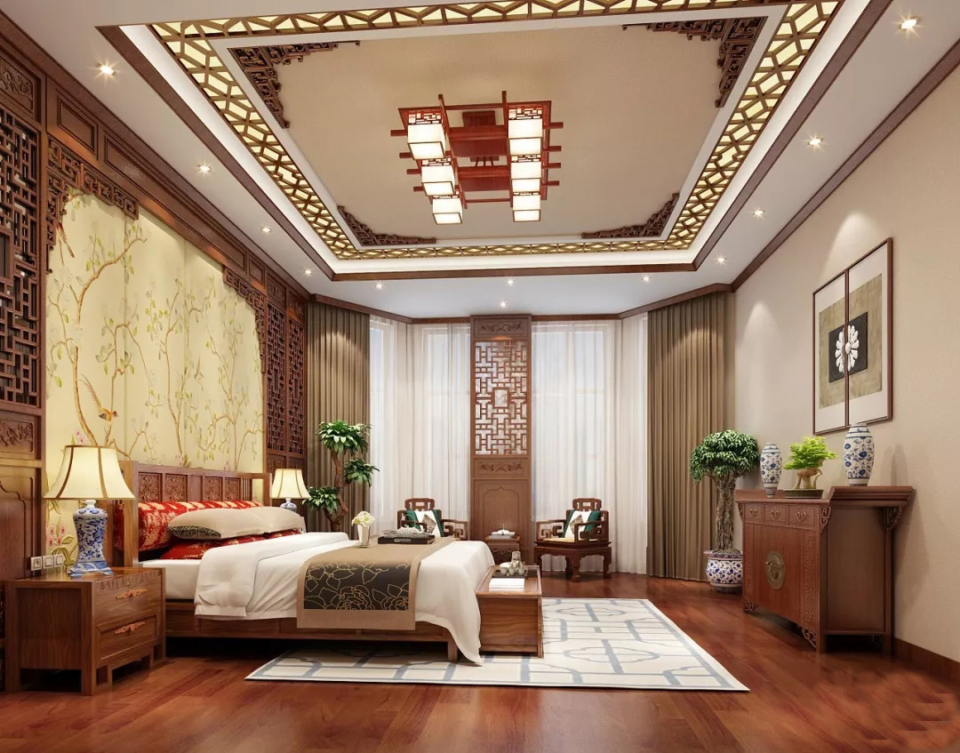 中式別墅裝修設計效果圖