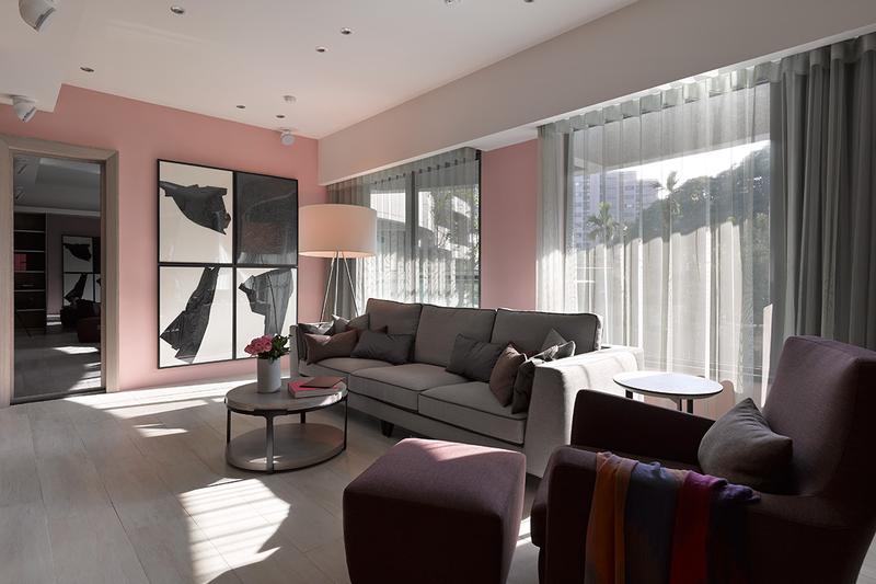 家裝設計粉+灰，自帶高級感