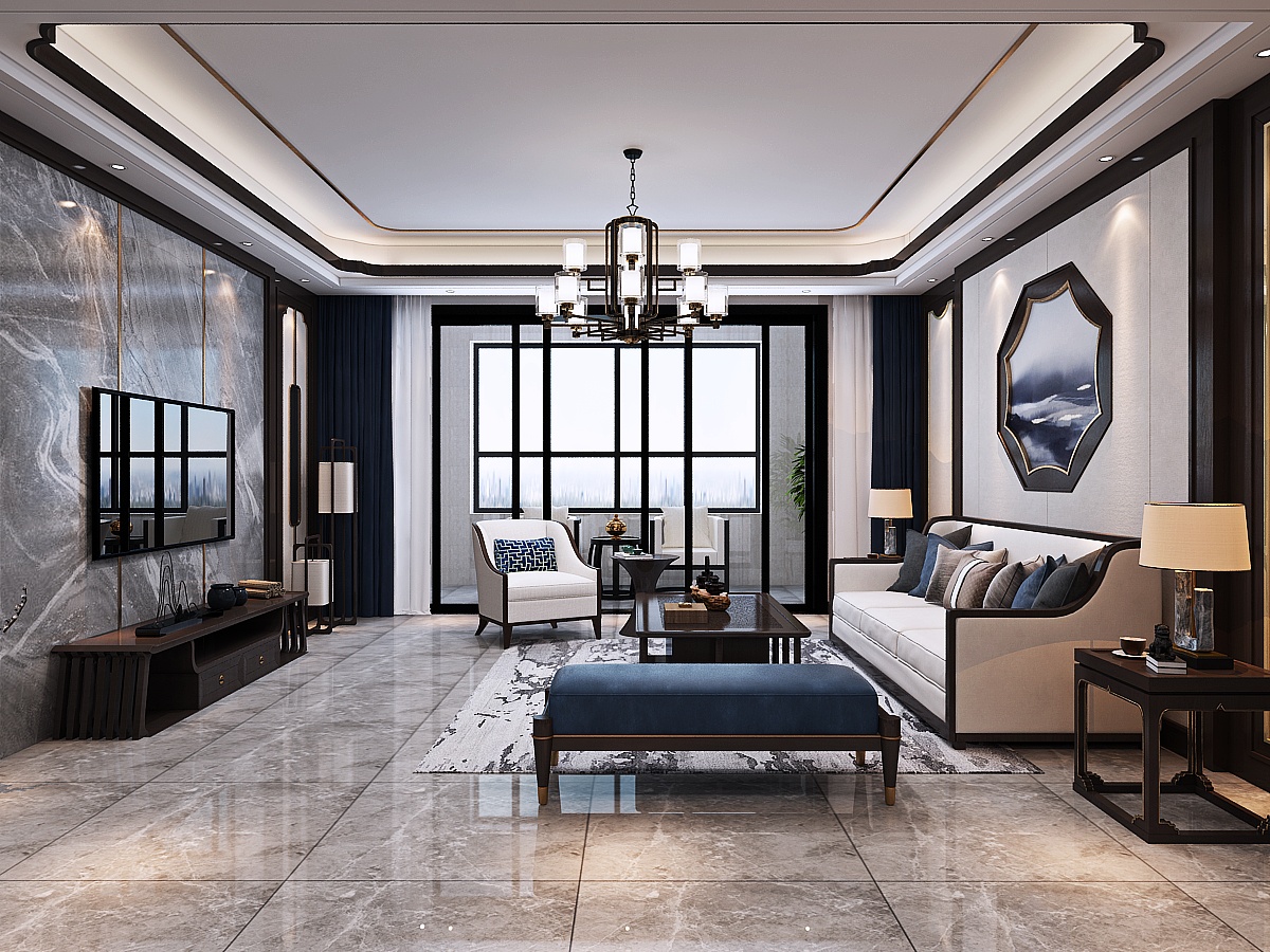 中式客廳角度一裝修設(shè)計(jì)風(fēng)格