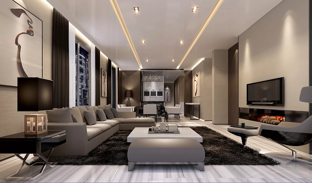 別墅客廳裝修效果圖