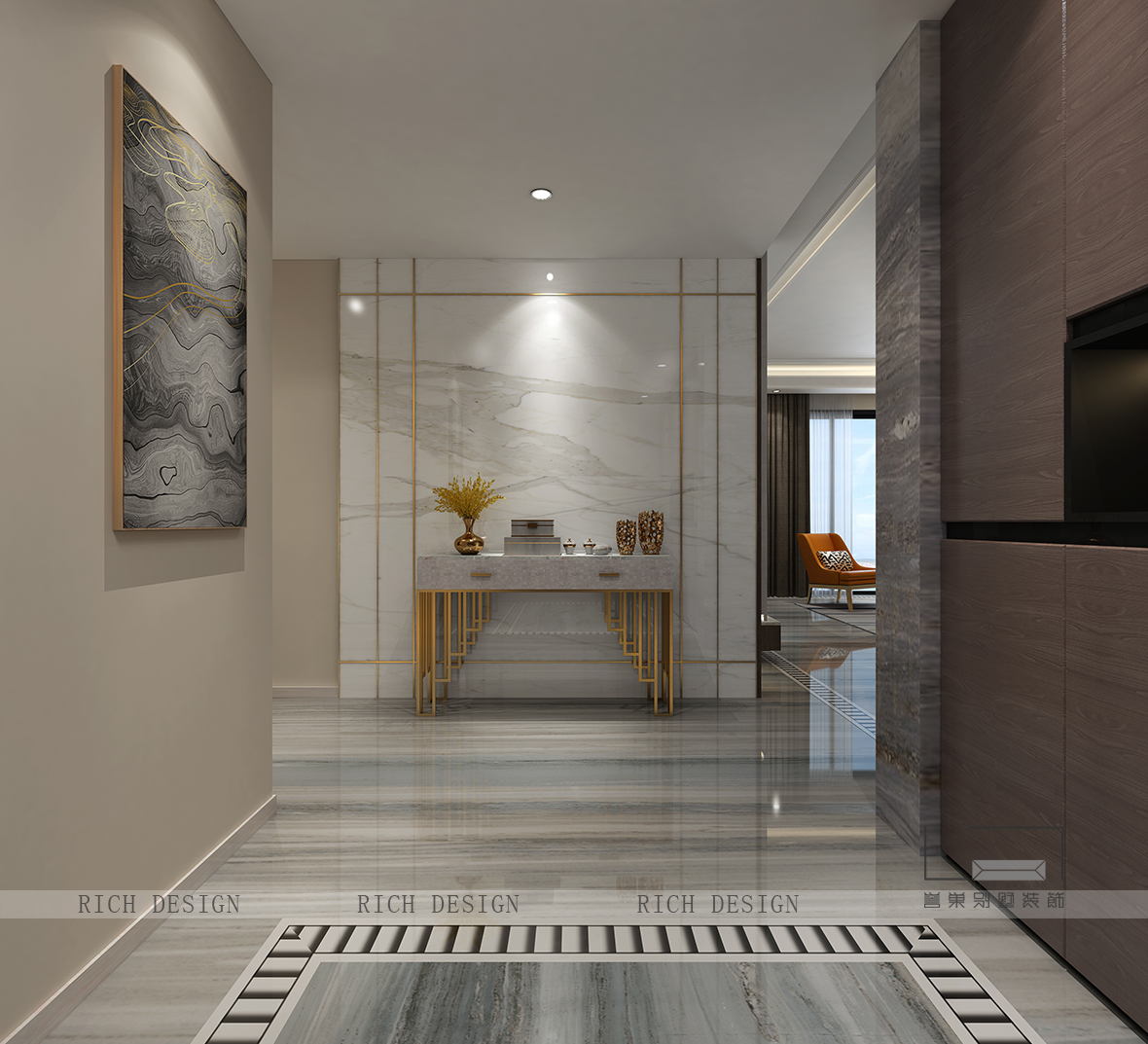 現(xiàn)代玄關(guān)裝修設(shè)計(jì)效果圖