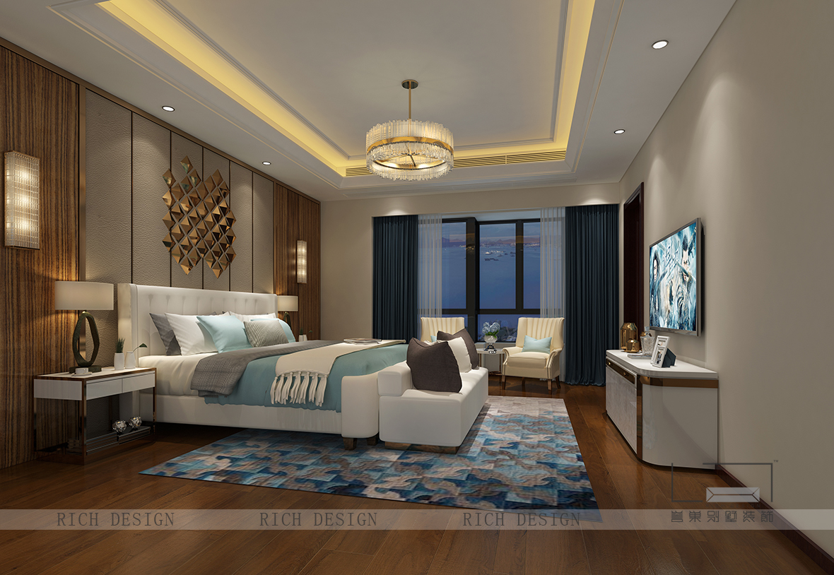 現(xiàn)代主臥裝修設(shè)計(jì)效果圖