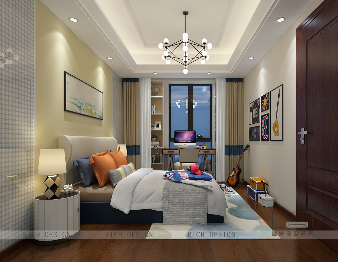 現(xiàn)代次臥裝修設(shè)計(jì)效果圖