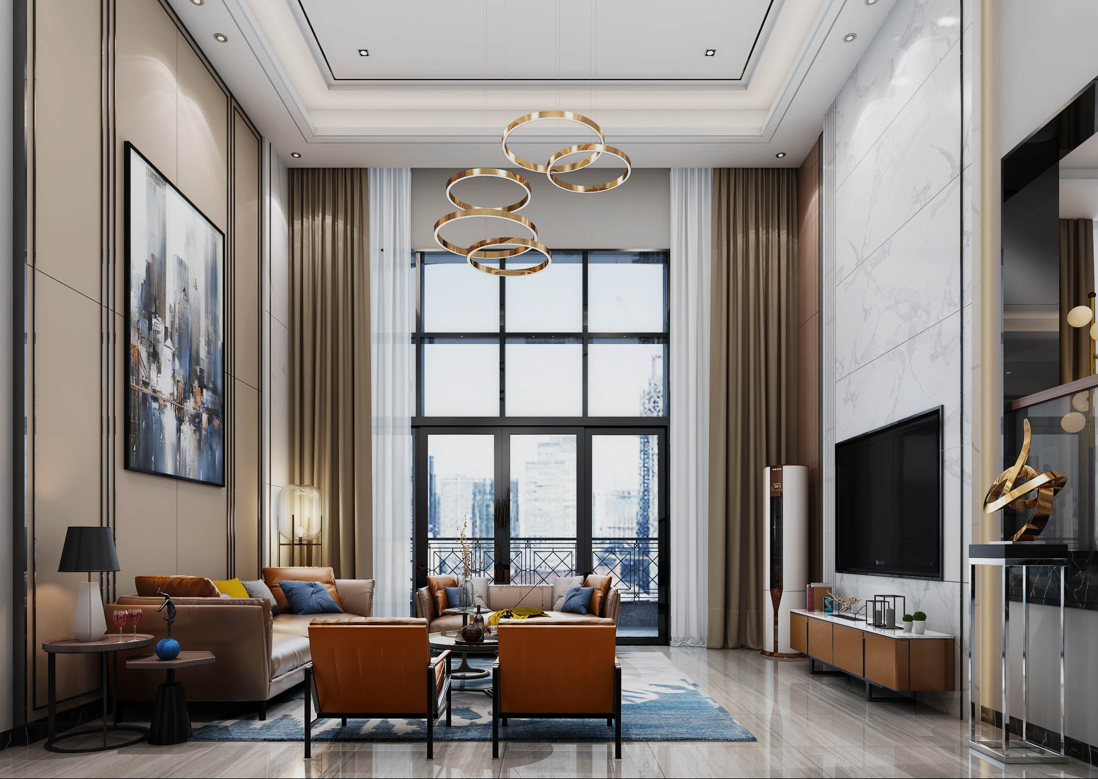 中式別墅裝飾效果圖