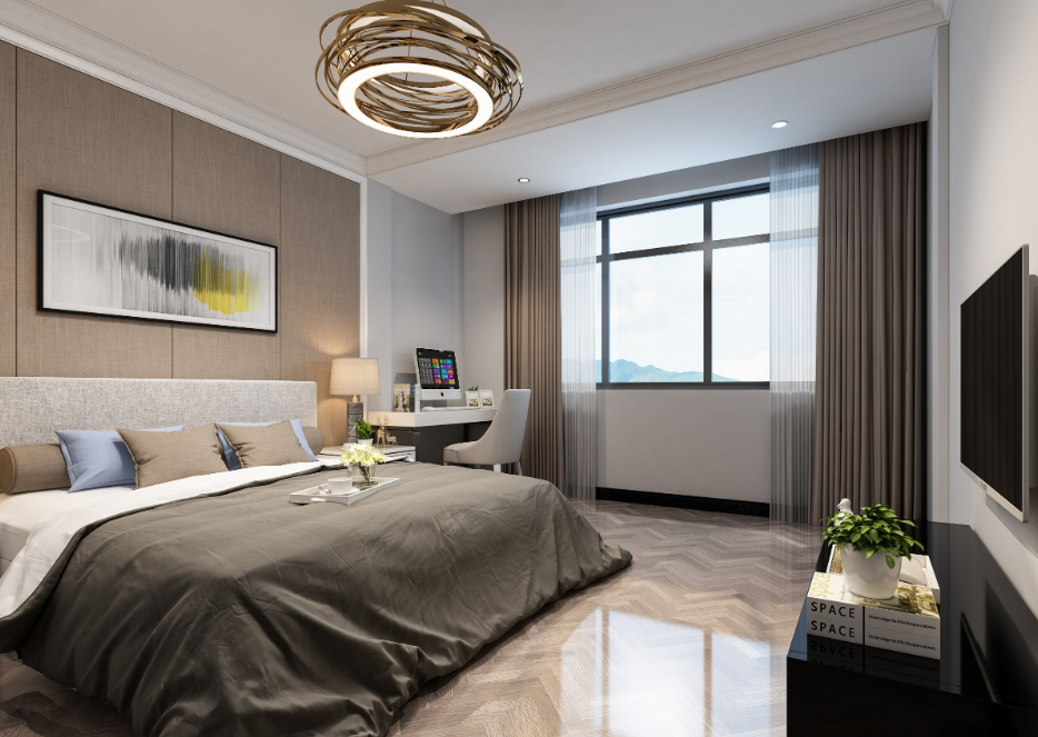 臥室梳妝臺擺放