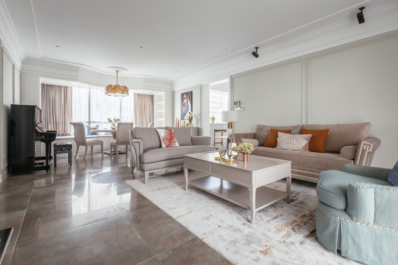 豪華別墅室內(nèi)軟裝搭配